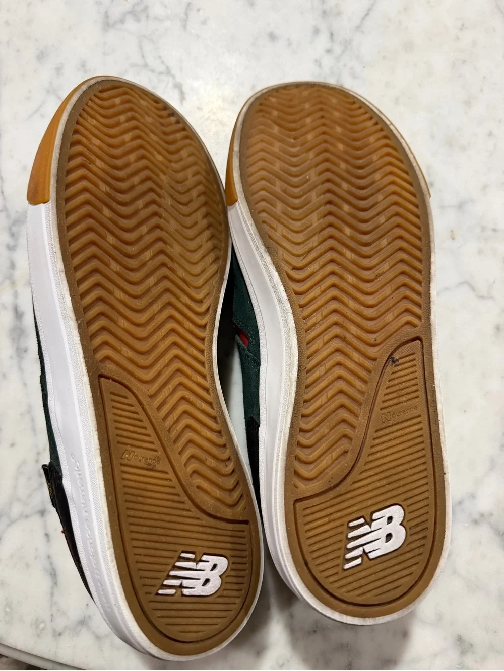 New Balance suede upper